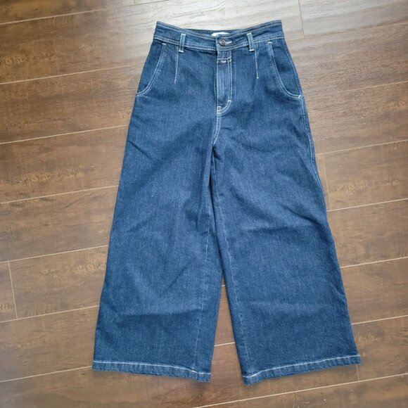 NEW Closed Leira Jeans Womens 24 Wide Leg High Rise Cropped Contemporary - Picture 3 of 11